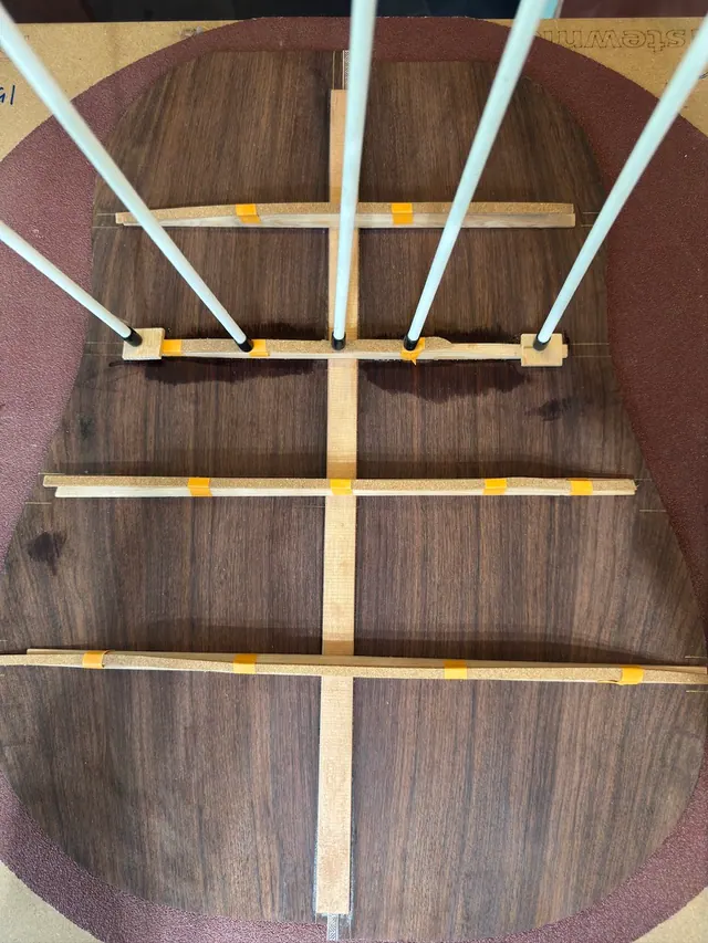 Six Sides Guitar Co. acoustic guitar build photo 12