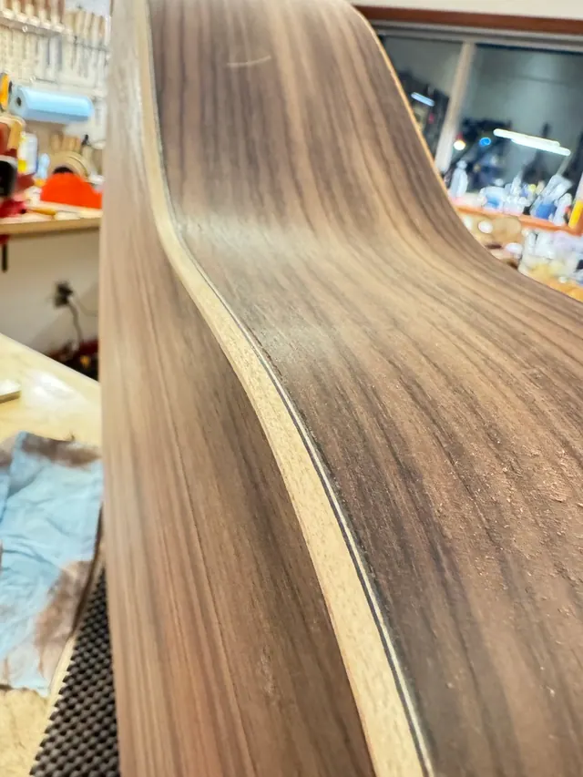 Six Sides Guitar Co. acoustic guitar build photo 15