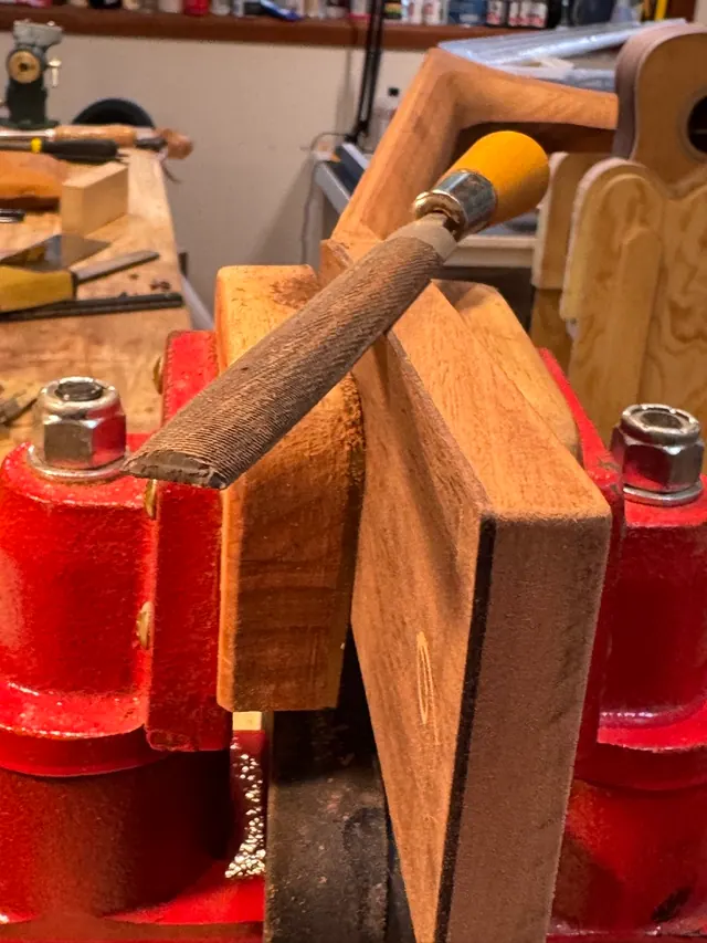 Six Sides Guitar Co. acoustic guitar build photo 23