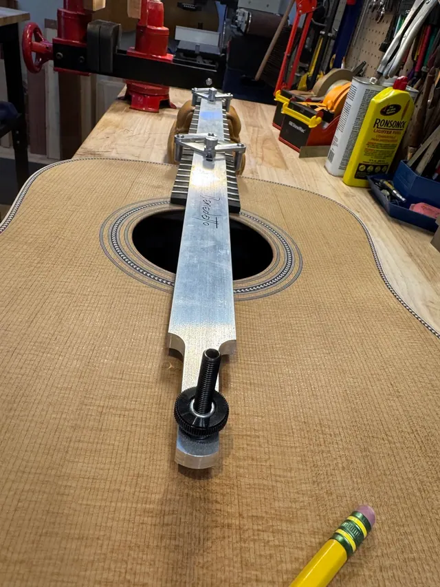 Six Sides Guitar Co. acoustic guitar build photo 32
