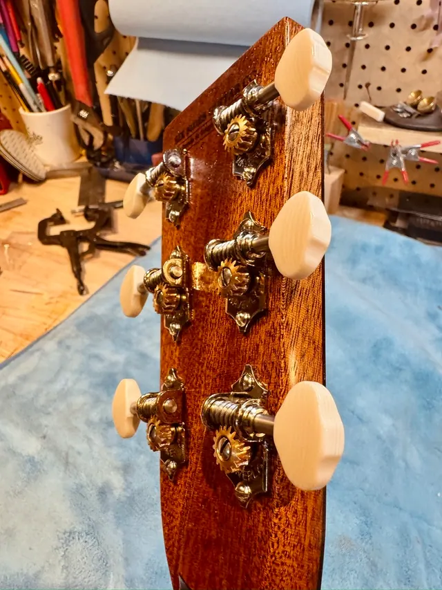 Six Sides Guitar Co. acoustic guitar build photo 42