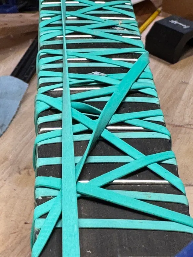 Six Sides Guitar Co. acoustic guitar build photo 52