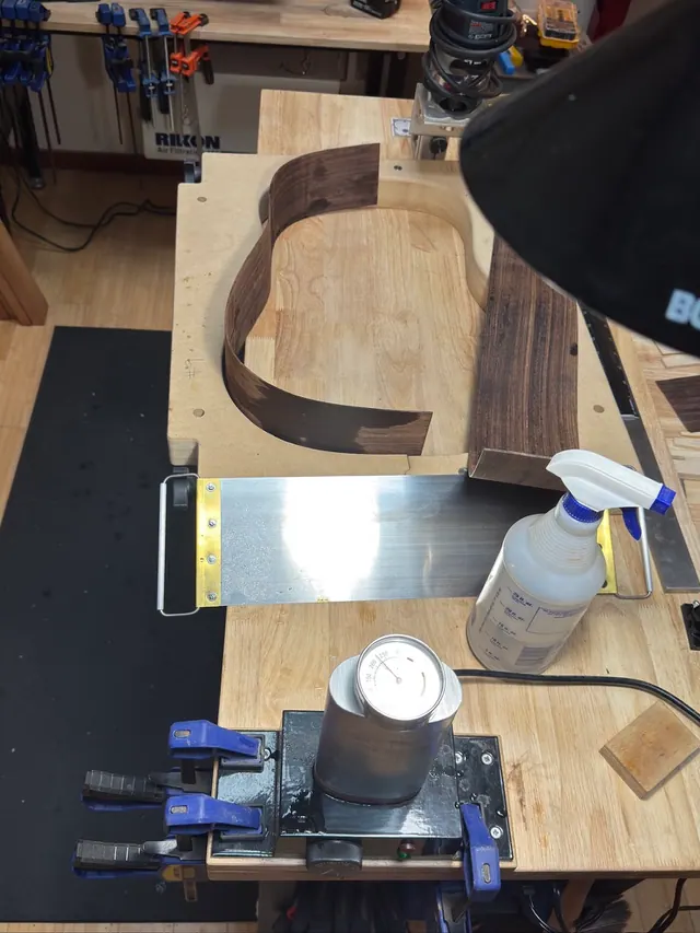 Six Sides Guitar Co. acoustic guitar build photo 67