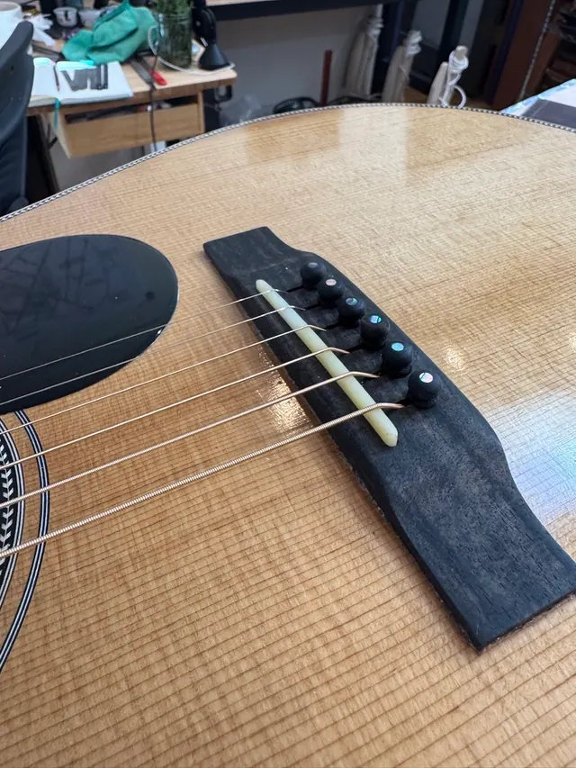 Six Sides Guitar Co. acoustic guitar build photo 68