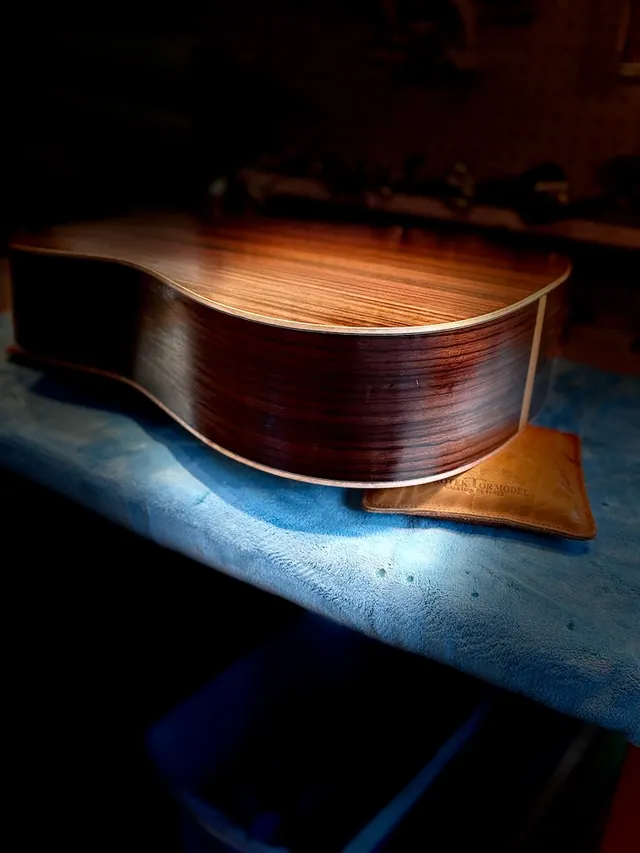 Six Sides Guitar Co. acoustic guitar build photo 70