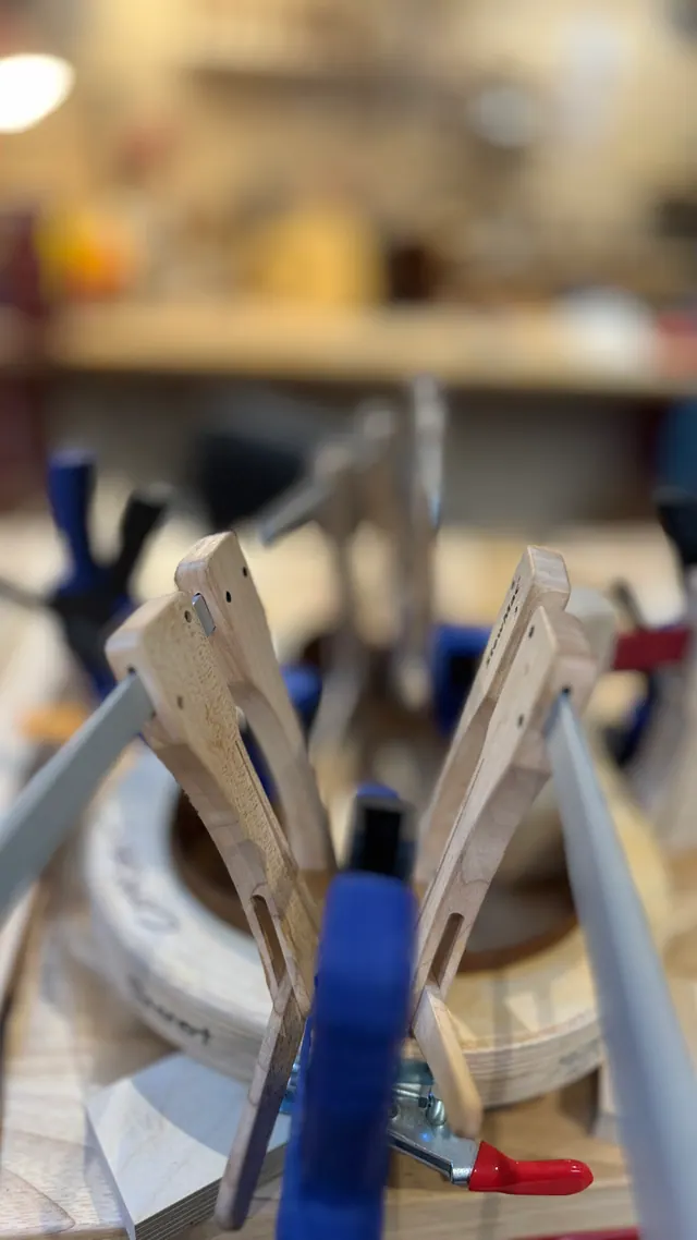 Six Sides Guitar Co. acoustic guitar build photo 84