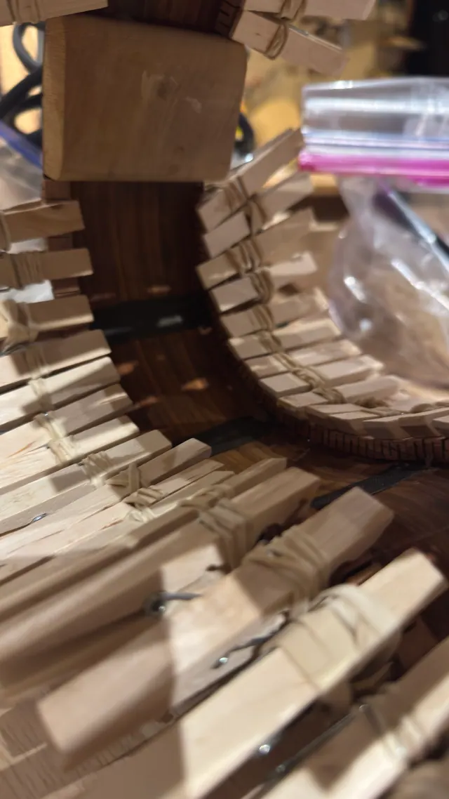 Six Sides Guitar Co. acoustic guitar build photo 85