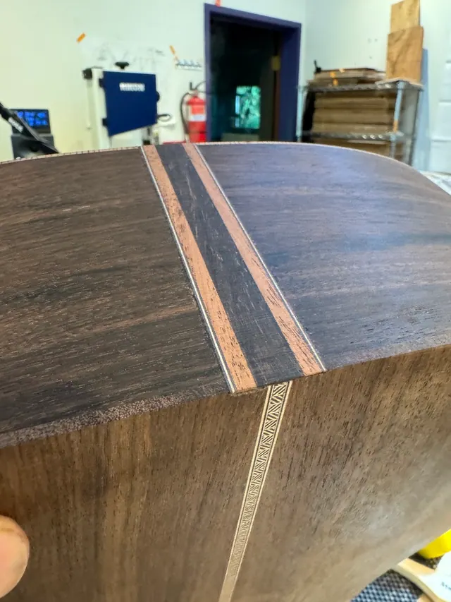 Six Sides Guitar Co. acoustic guitar build photo 97