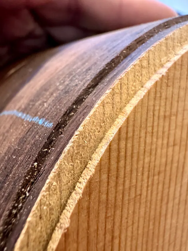 Six Sides Guitar Co. acoustic guitar build photo 98