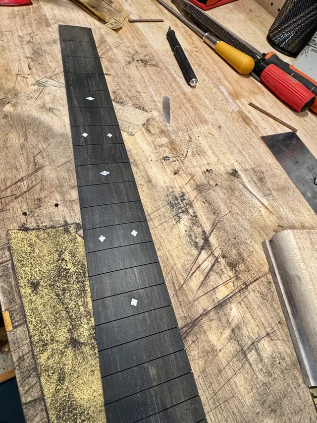 Six Sides Guitar Co. acoustic guitar build photo 101