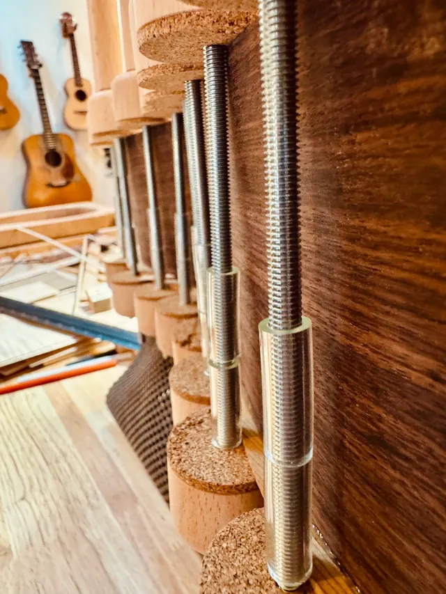 Six Sides Guitar Co. acoustic guitar build photo 103