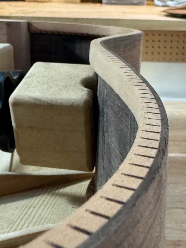 Six Sides Guitar Co. acoustic guitar build photo 104