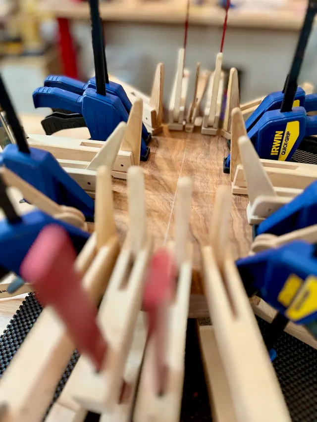 Six Sides Guitar Co. acoustic guitar build photo 108