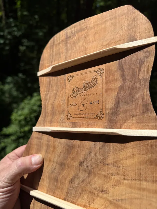 Six Sides Guitar Co. acoustic guitar build photo 111