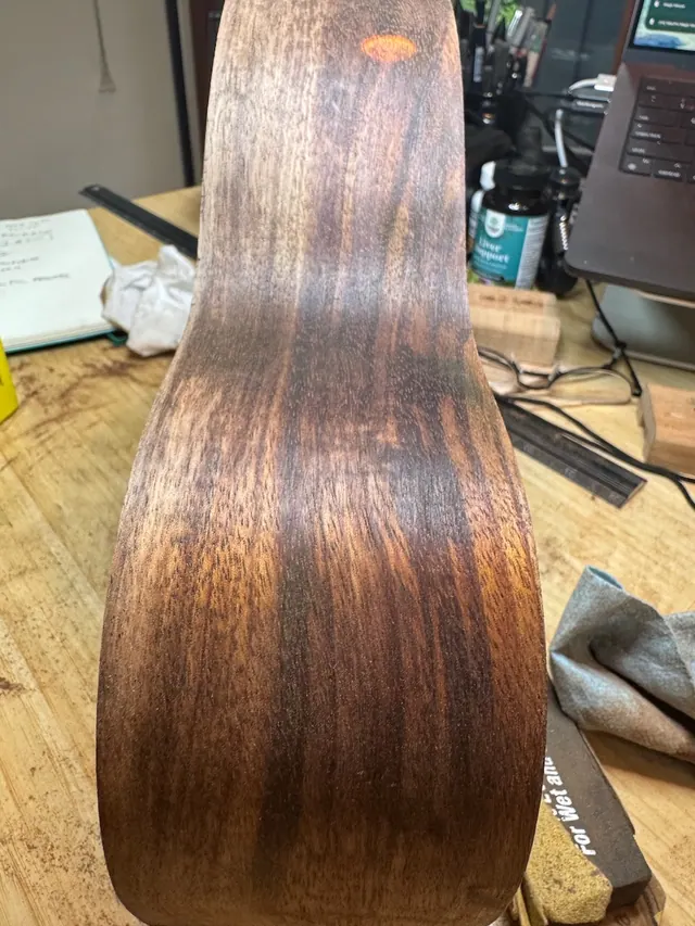 Six Sides Guitar Co. acoustic guitar build photo 118